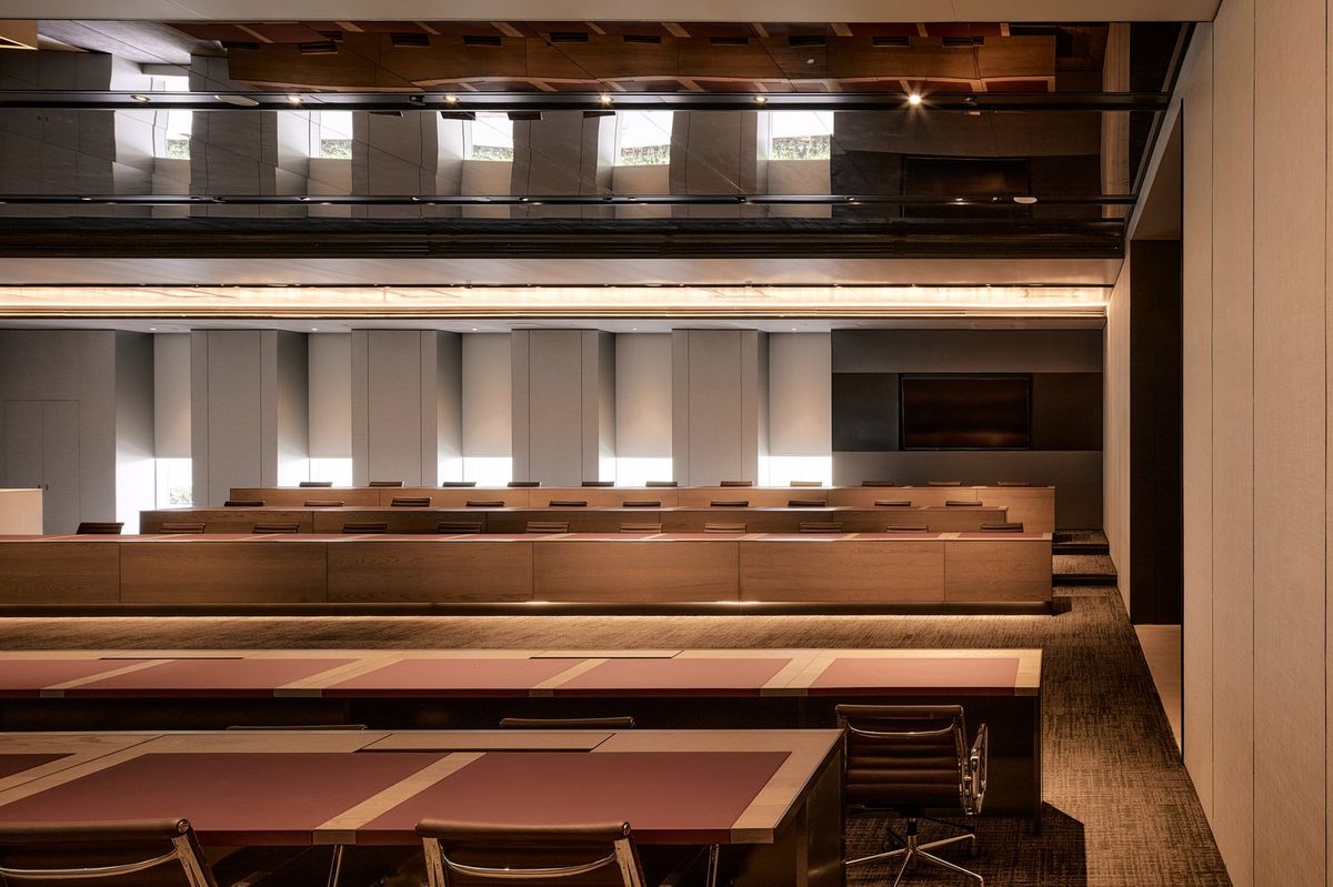 China Furniture Installation in Singapore completed conference interior imported furniture singapore