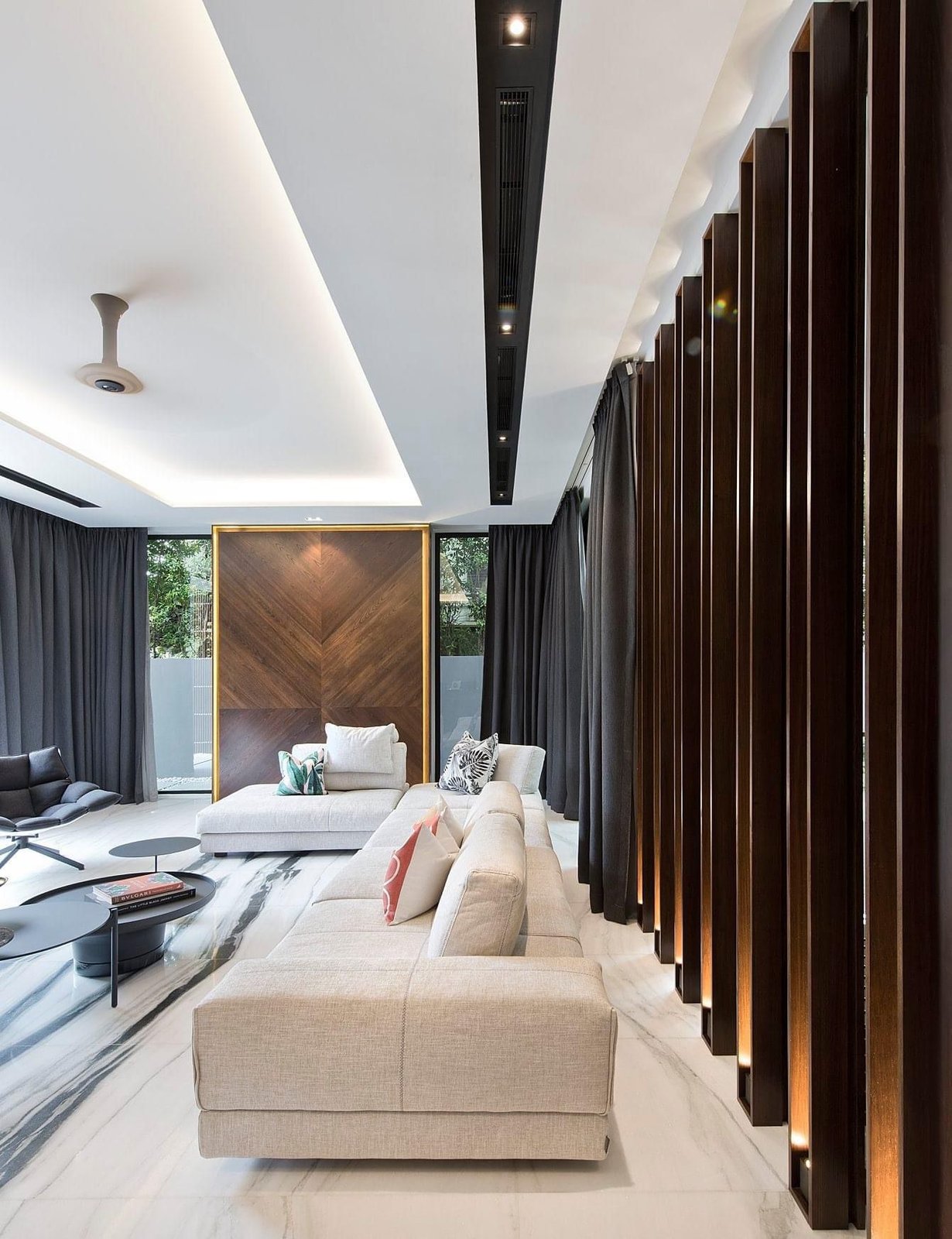 Rectifying FF&E in a Hotel That Has Already Opened: Room Nights, Housekeeping Access and the Remove-and-Return Cycle completed living area with fitted joinery singapore