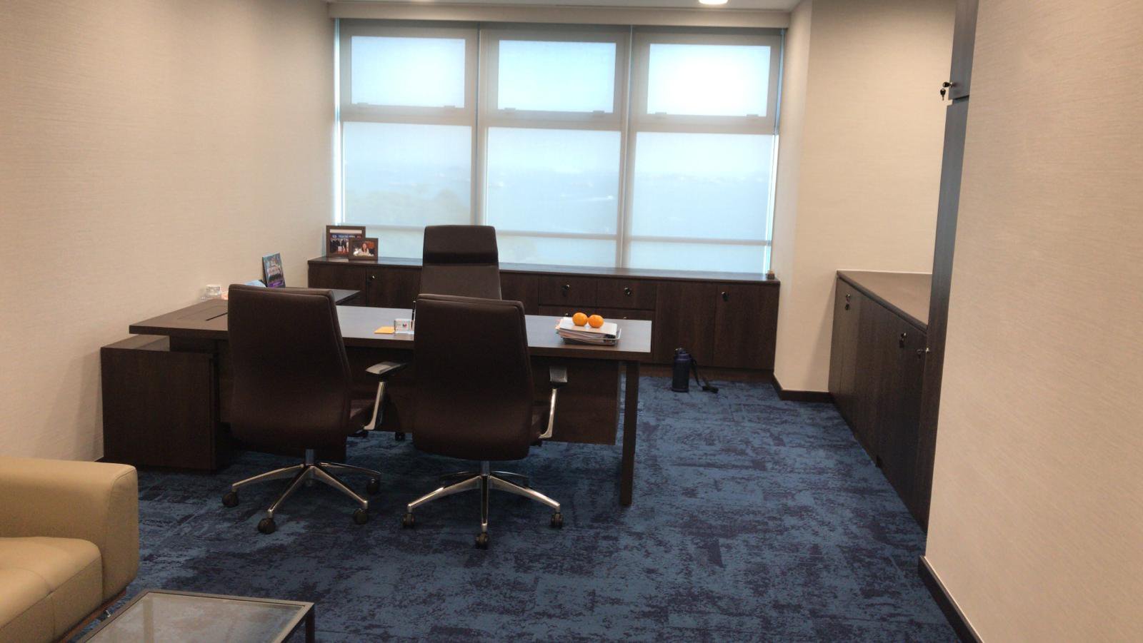 SCDF Fire-Safety Coordination for Interior Fit-Outs in Singapore: Submission Routes, Interfaces and the Furniture Nobody Checked completed enclosed meeting room interior singapore