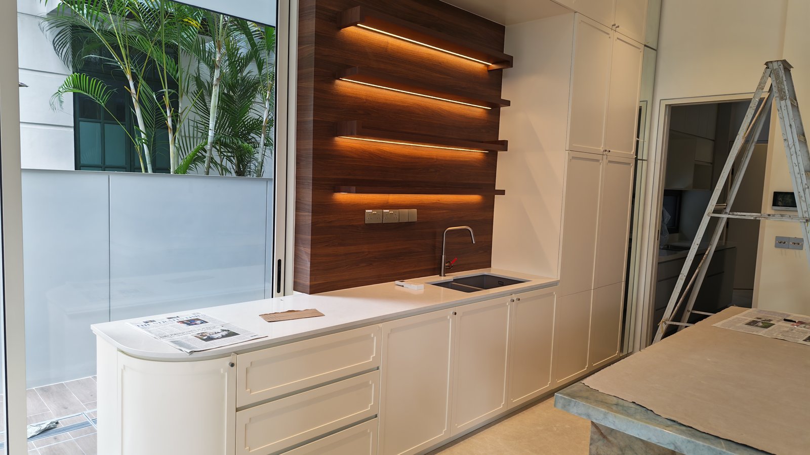 completed residential interior singapore overseas manufactured joinery
