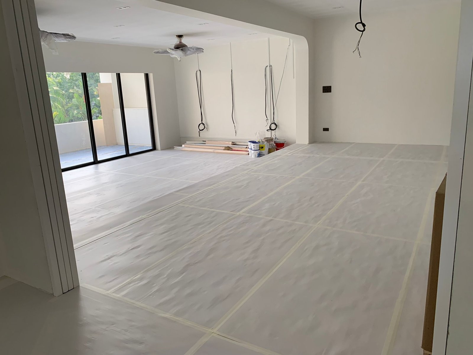 Imported Furniture Protection After Installation in Singapore: Preventing Damage Before FF&E Handover completed room floor protection during fit out singapore