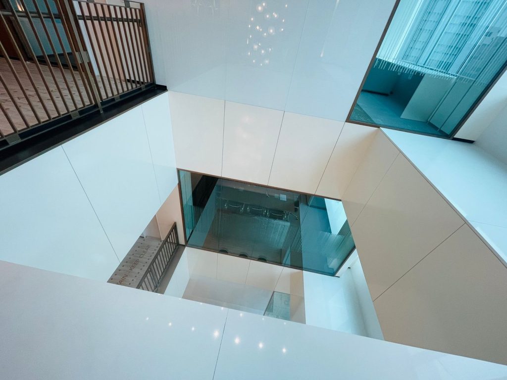 rongda cover high level atrium joinery singapore