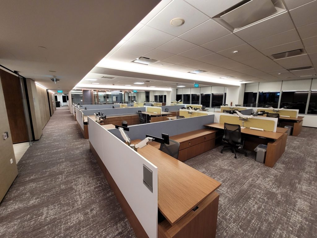 rongda cover office fitout coordination singapore