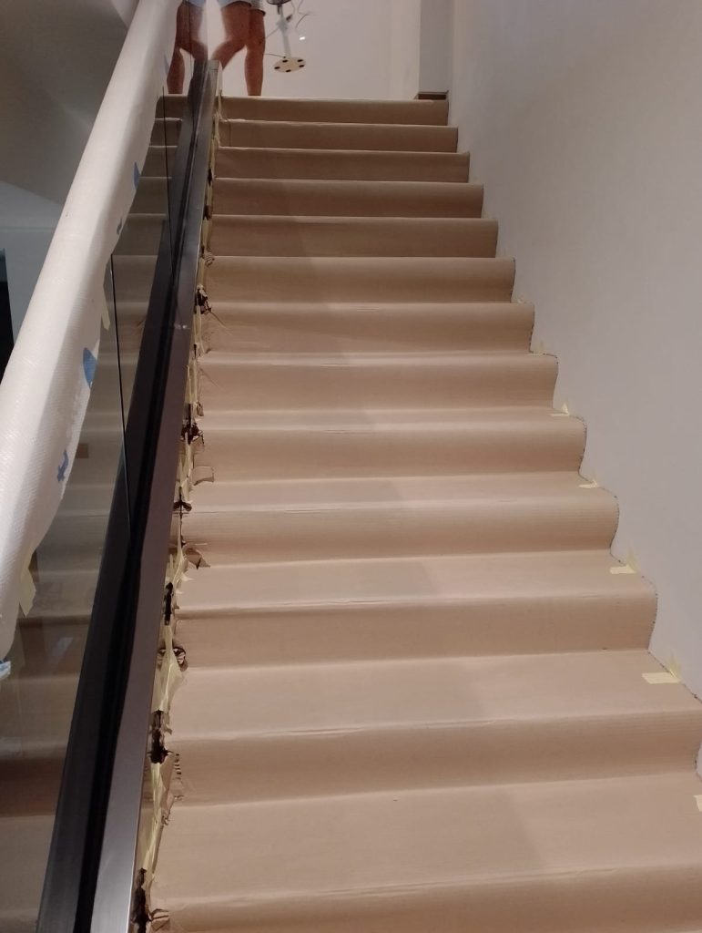 Imported Furniture Protection After Installation in Singapore: Preventing Damage Before FF&E Handover rongda cover protected circulation route singapore