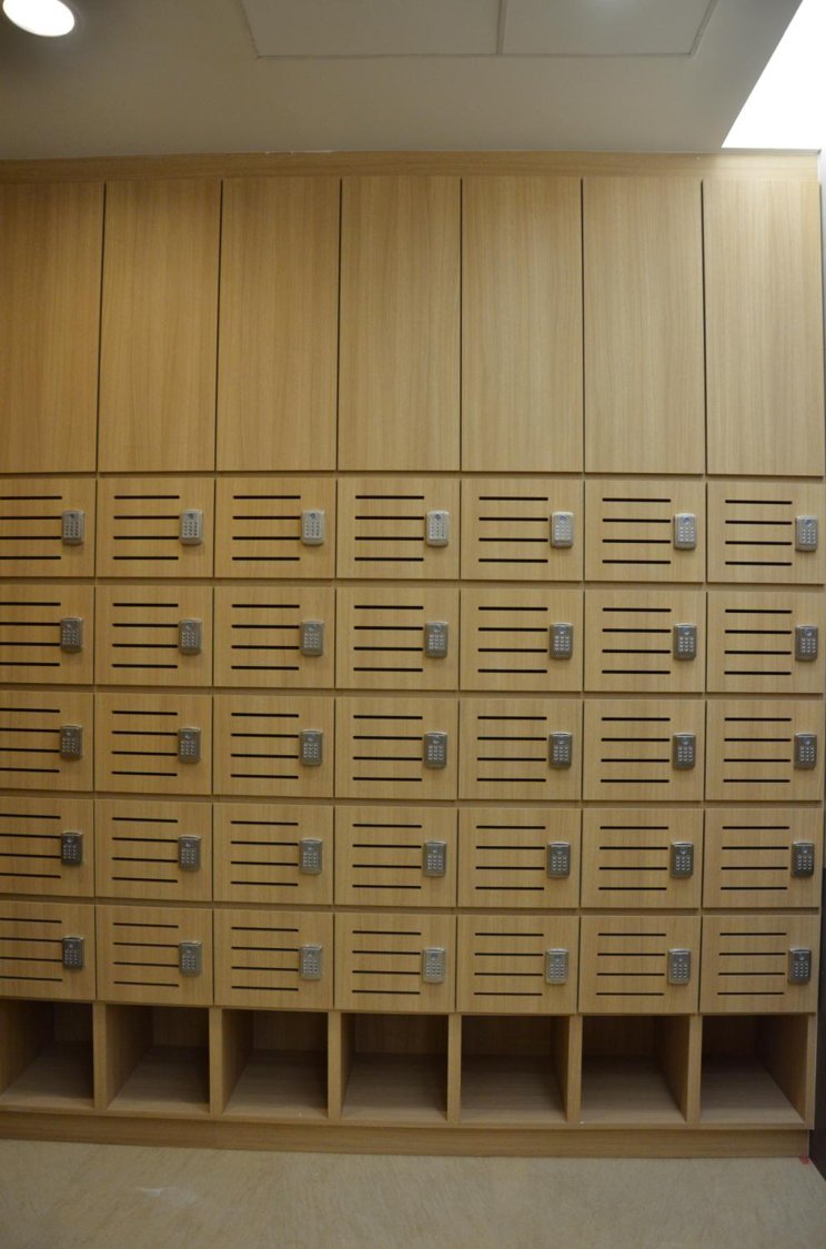 healthcare staff storage and locker joinery singapore