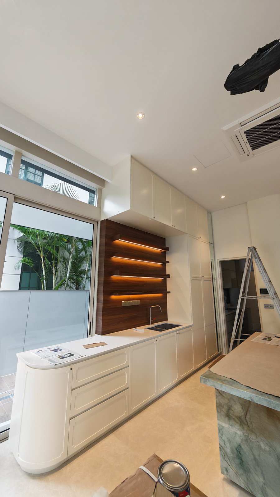 Imported Furniture Interface Coordination in Singapore: Who Is Responsible for Walls, M&E, Stone, Glass and Appliances? kitchen island site coordination singapore