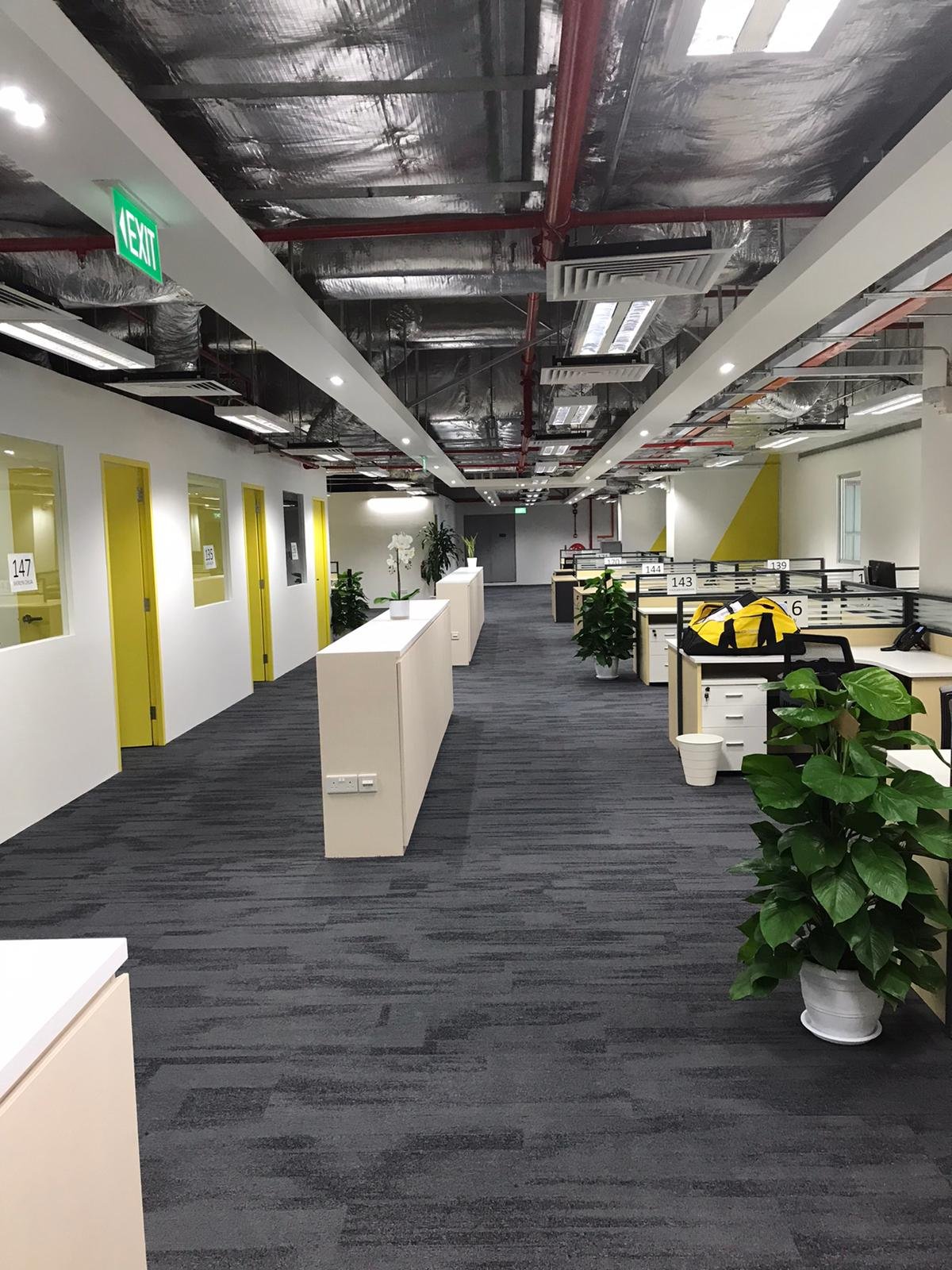 How to Maintain Spray-Painted Furniture in Singapore: Cleaning, Wear Zones and What Belongs in the Handover Record completed reception counter painted finish singapore