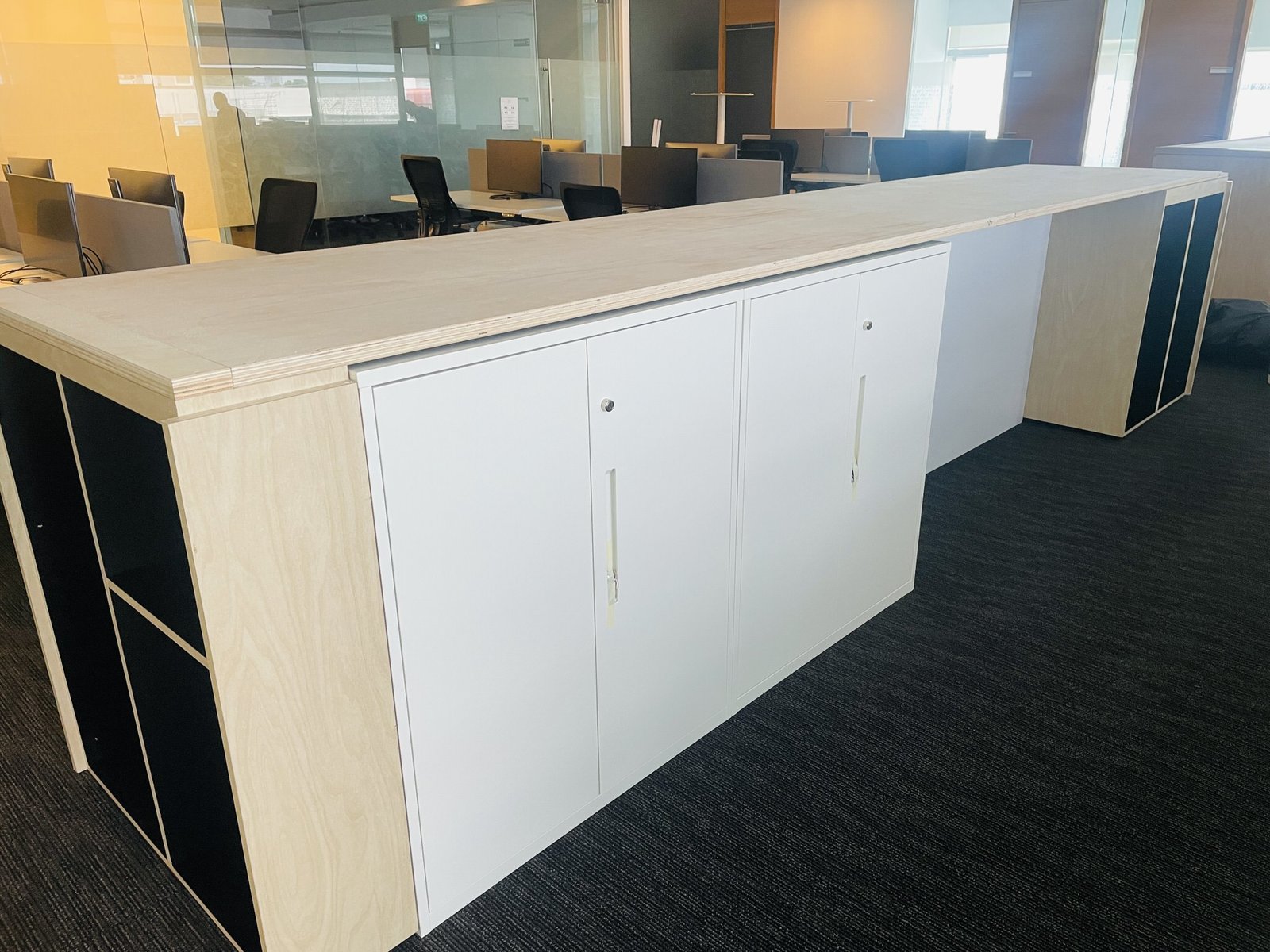 High-Level & Oversized Imported Furniture Installation in Singapore: Access, Lifting, Temporary Support and Safe Fixing oversized reception counter installation singapore