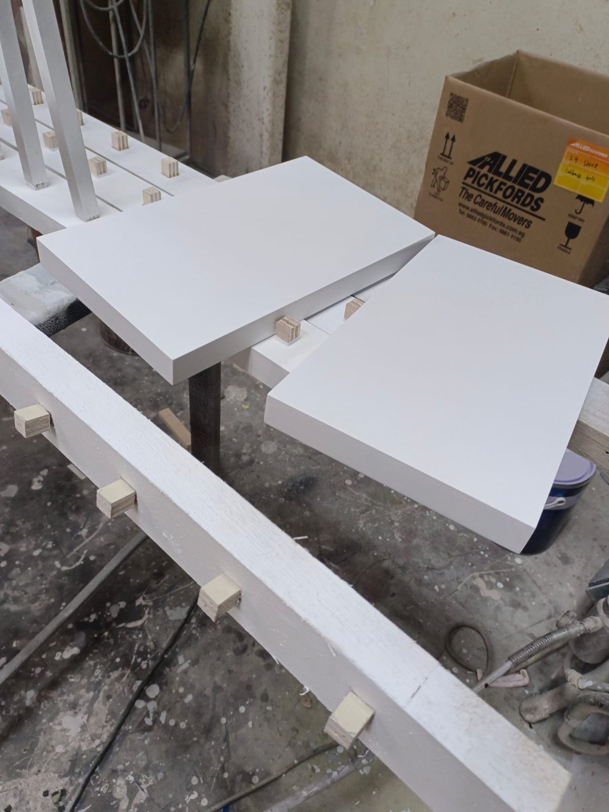 Local Spray-Paint Rectification for Imported Furniture in Singapore: Repairing DLP Defects Without Shipping Panels Overseas panel respray drying workshop singapore